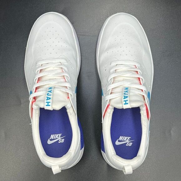 Nike SB Nyjah Free 'Blue Fury'  Skateboarding Shoes - Picture 2 of 9